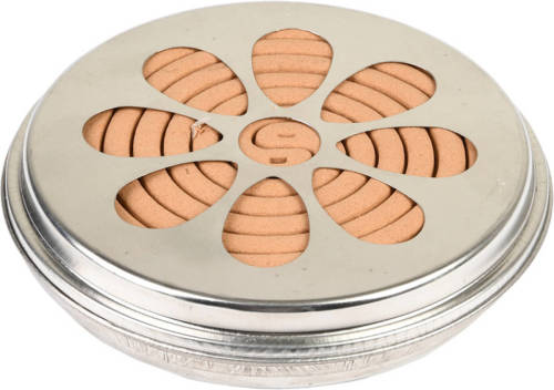 Fancy Flames 10x Citronella Wierookstokjes Spiralen In Blik 14 Cm 6-12 Branduren - Wierookstokjes