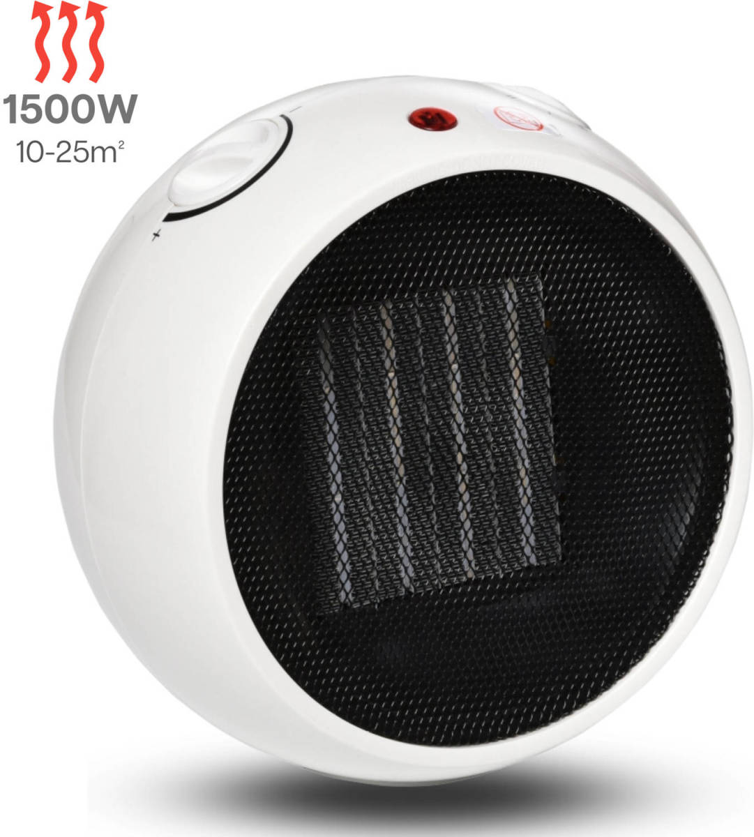 Zenzee Keramische Kachel - Ventilatorkachel - Heater - Regelbare Thermostaat - 6-38°c - 1500 W