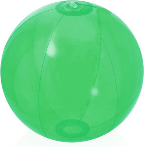 Trendoz Opblaasbare Strandbal Beach Fun Plastic Groen 28 Cm - Strandballen