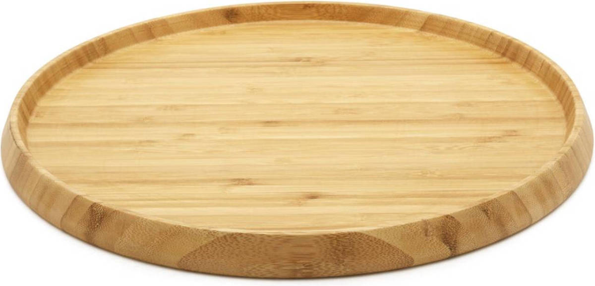 Bredemeijer Dienblad Rond Bamboe 35 Cm - Naturel