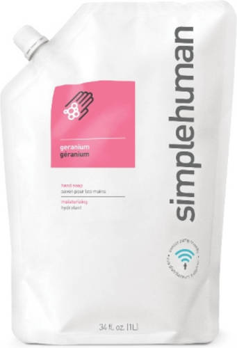 Handzeep, Navulling, Geranium, 1 L - Simplehuman