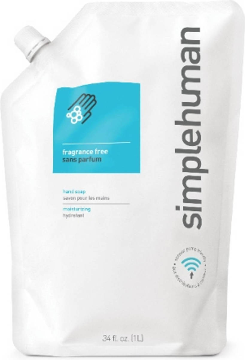 Handzeep, Navulling, Geurloos, 1 L - Simplehuman