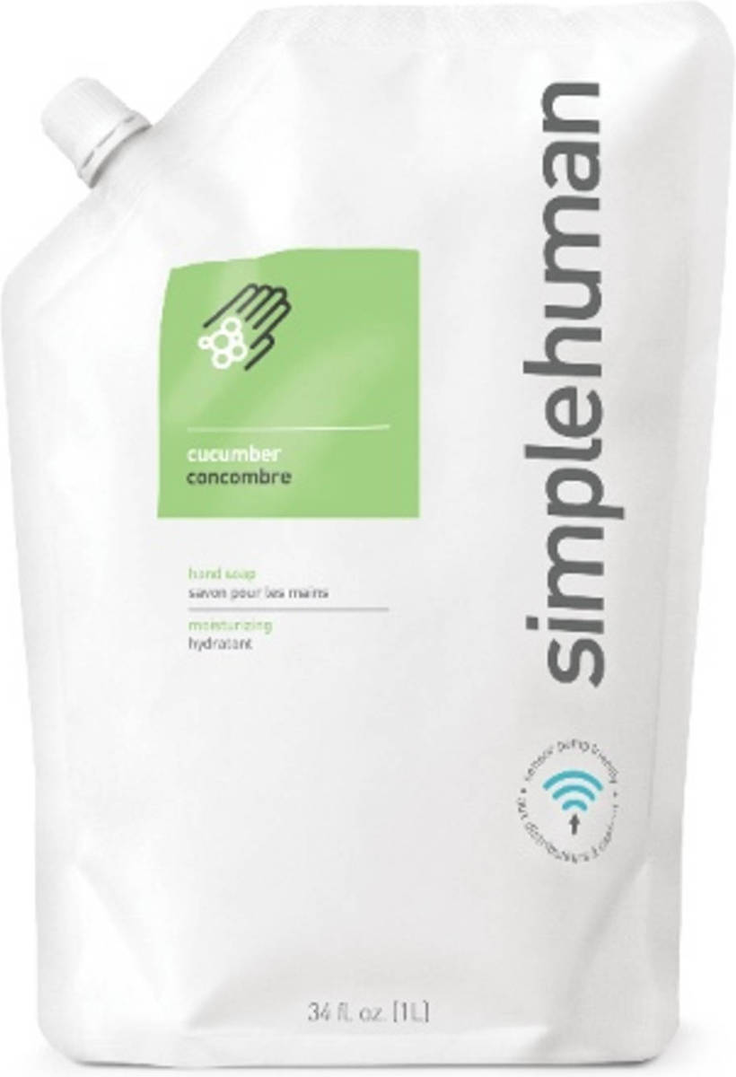 Handzeep, Navulling, Komkommer, 1 L - Simplehuman