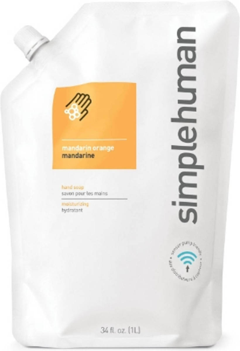 Handzeep, Navulling, Mandarijn, 1 L - Simplehuman