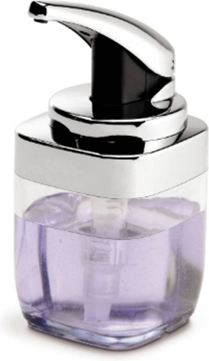 Zeepdispenser, Vierkant, 444 Ml, Zilver - Simplehuman