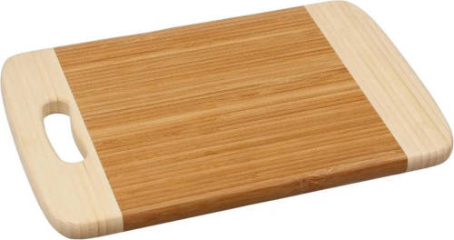 Secret de Gourmet Snijplank Met Handvat 30 X 20 Cm Van Bamboe Hout - Snijplanken