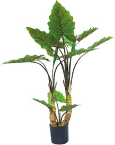 Buitengewoon de Boet Kunstplant Alocasia Dubbel 120 Cm