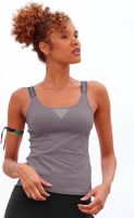 active by Lascana Sporttop met beschreven bandjes en meshinzet