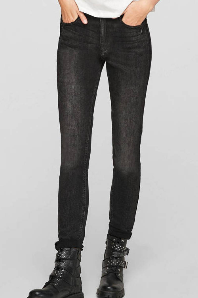 Q/S by s.Oliver super skinny jeans antraciet