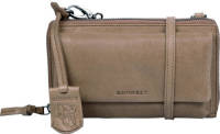 Burkely leren telefoontasje Just Jolie taupe