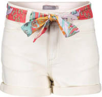 Geisha high waist regular fit short ecru