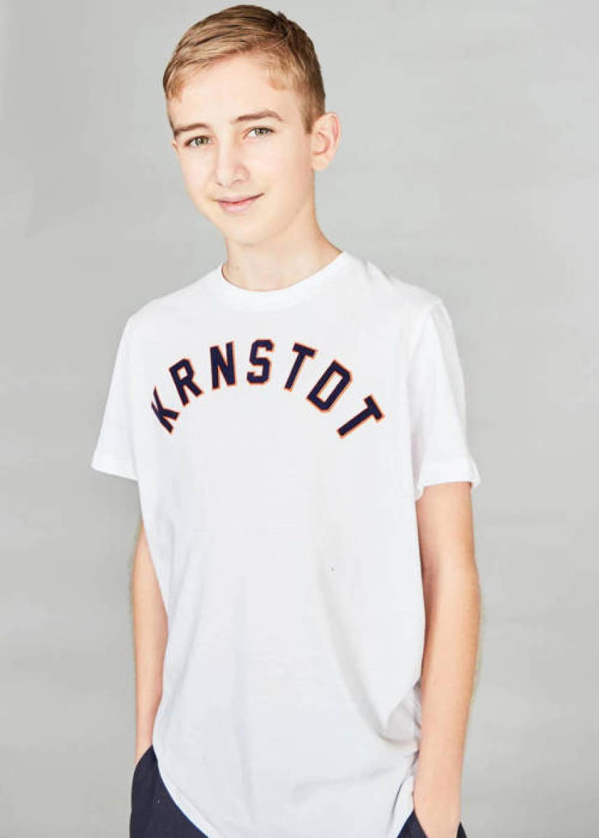Kronstadt Kids T-shirt Timmie met biologisch katoen wit