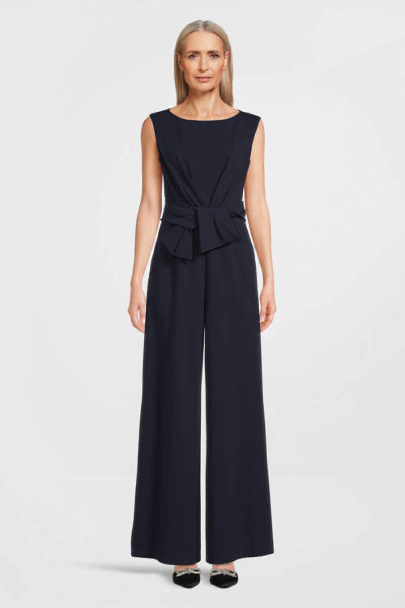 Vera Mont jumpsuit donkerblauw