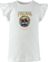 Born by Kiddo United T-shirt Dorien met printopdruk ecru