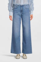 Only high waist wide leg jeans ONLMADISON light blue denim