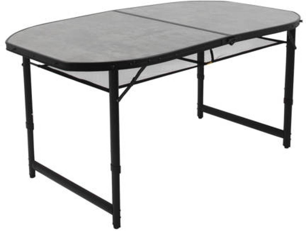 Bo-Camp Northgate campingtafel (150x80 cm) Ovaal - Koffermodel