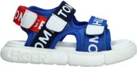 Tommy hilfiger Klittenband Sandaal Jongens Rood/Blauw