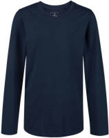 WE Fashion basic longsleeve donkerblauw