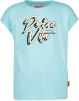 Vingino T-shirt HELEN met tekst lichtblauw