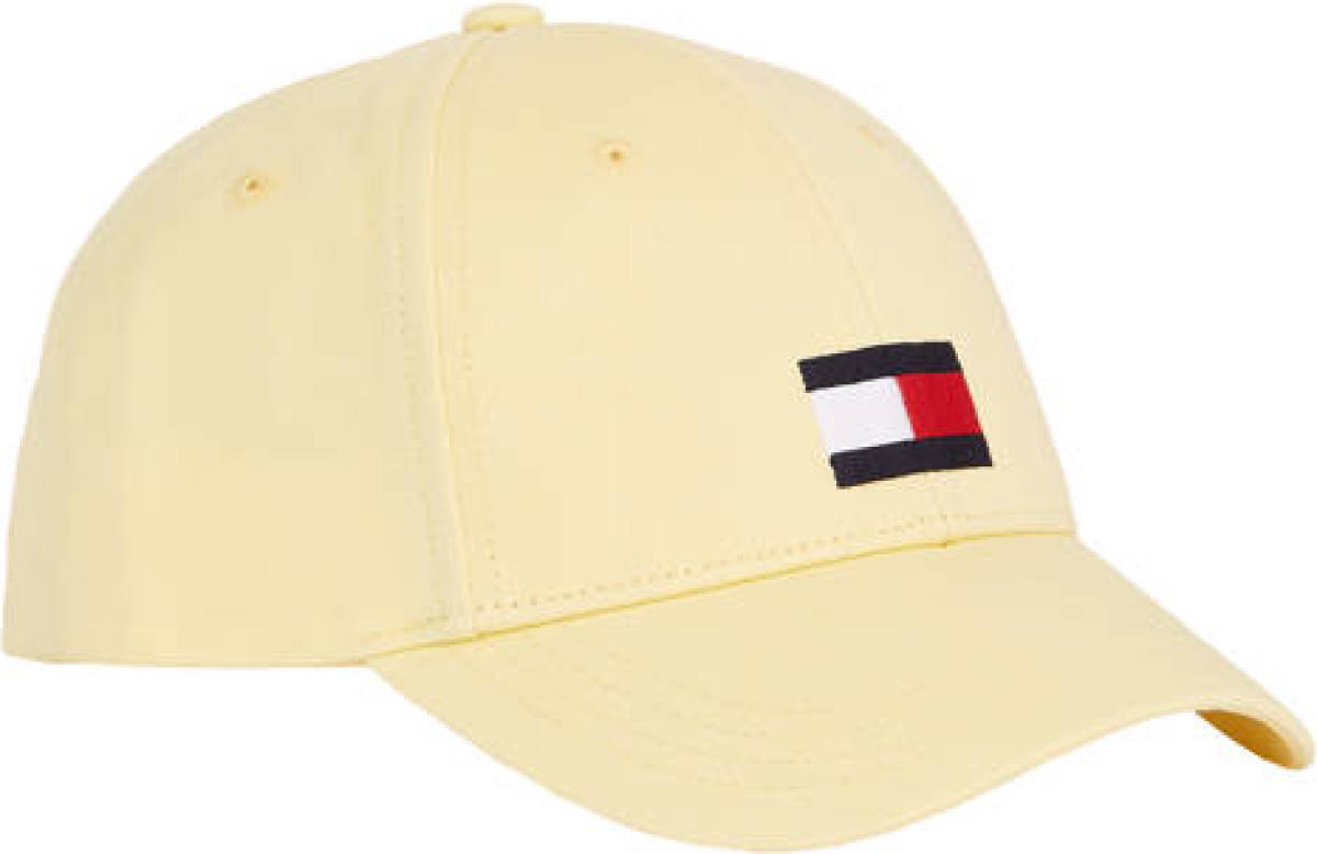 Tommy hilfiger pet met logo lichtgeel