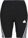 adidas Sportswear slim fit short met logo zwart/wit
