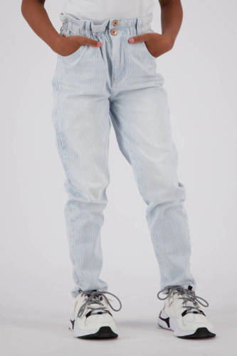 Vingino tapered fit jeans Claudia striped denim