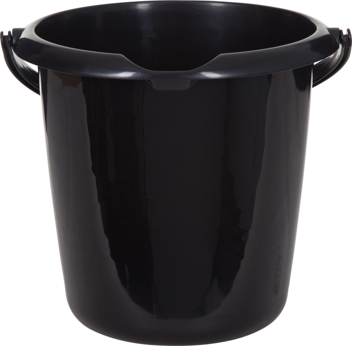 Whitefurze Emmer - 10 liter - Kunststof - Zwart - 30 x 30 x 28 cm