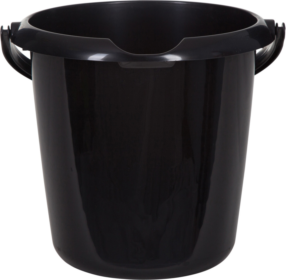 Whitefurze Emmer - 5 liter - Kunststof - Zwart - 25 x 25 x 22 cm