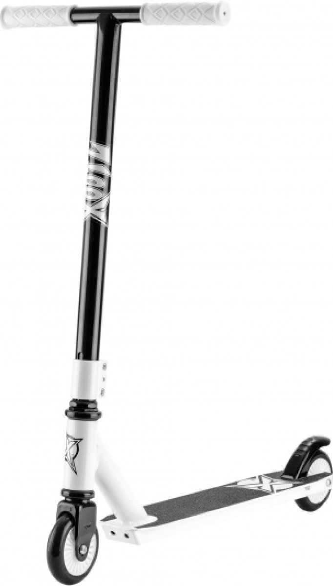 Xootz stuntstep Junior Voetrem Zwart/Wit