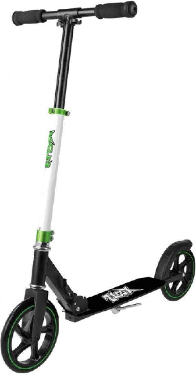 Xootz Xoo Large Wheeled stuntstep Junior Voetrem Wit/Zwart