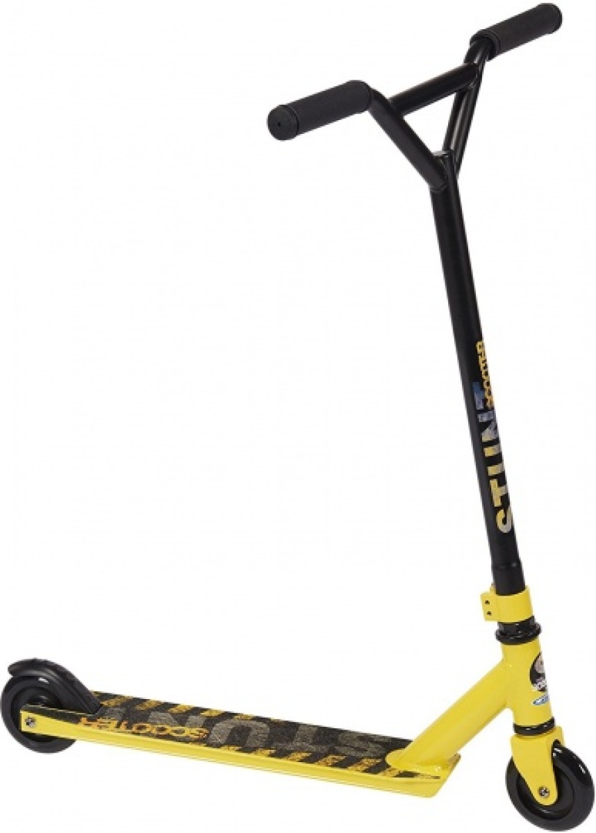 Stamp Stuntstep Junior Voetrem Zwart/Geel