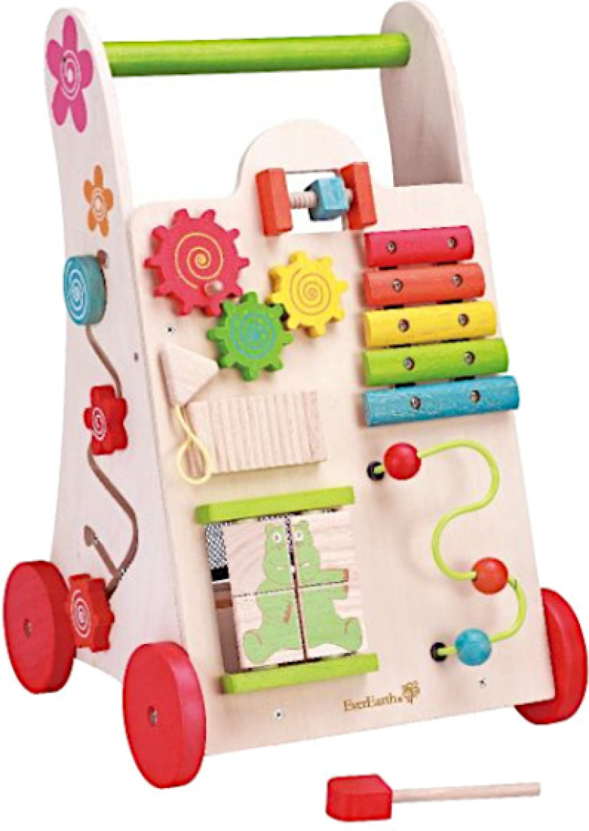 EverEarth loopwagen junior 32,2 x 31,5 x 51,5 cm hout naturel