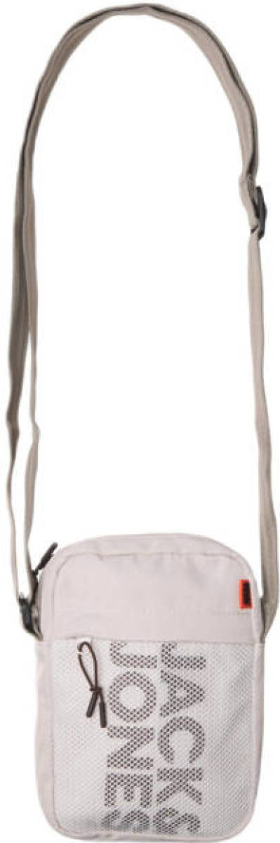 Jack & Jones schoudertas JACASHFORD met logo lichtgrijs