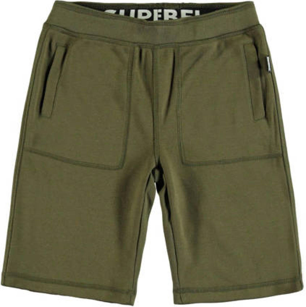 SuperRebel sweatshort Azul donkergroen