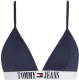 Tommy Hilfiger Swimwear Triangel-bikinitop TH TRIANGLE RP met tommy hilfiger-branding