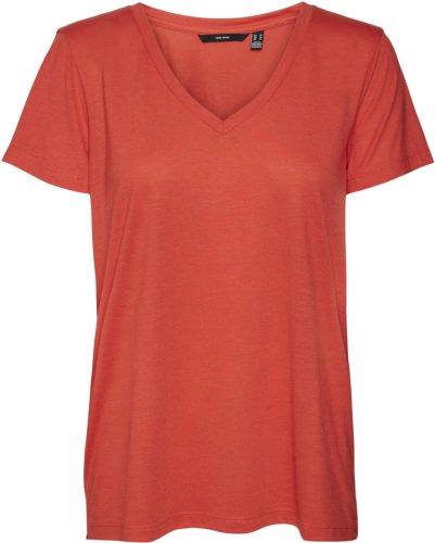 VERO MODA T-shirt VMSPICY SS V-NECK TOP