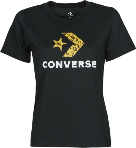 T-shirt Korte Mouw Converse  STAR CHEVRON HYBRID FLOWER INFILL CLASSIC TEE