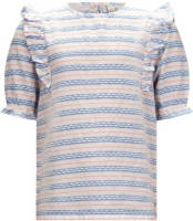Retour Denim gestreept T-shirt Purdey blauw/offwhite/roze