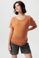 Supermom zwangerschapsshirt Hughes bruin