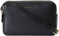 Michael Kors leren crossbody tas Jet Set Small zwart