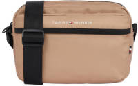 Tommy hilfiger schoudertas met logo beige