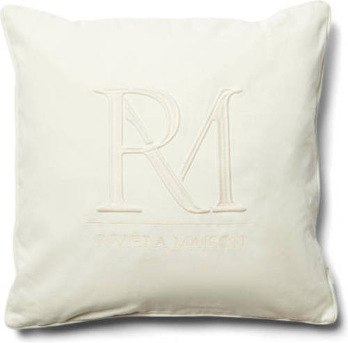 Rivièra Maison sierkussenhoes Monogram (50x50 cm)