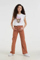 anytime wide leg jeans roest