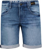 Retour Denim short Loeks medium blue denim