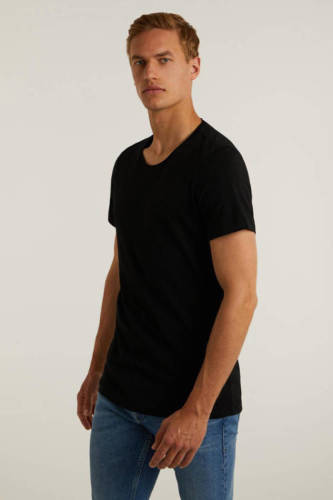 Chasin' regular fit T-shirt Expand van biologisch katoen black