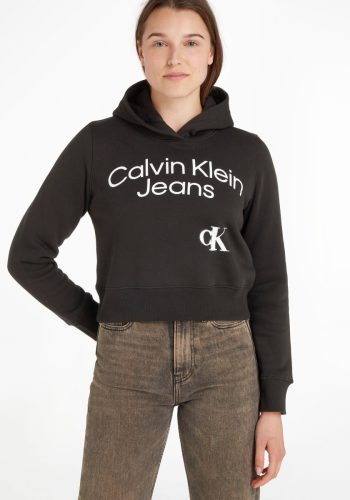 Calvin klein Hoodie CURVED STACKE