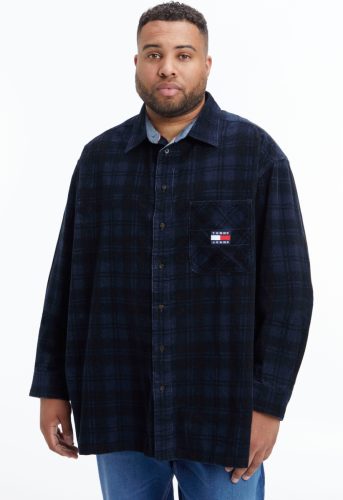 Tommy Jeans Plus Geruit overhemd TJM PLUS CHECKED CORD SHIRT
