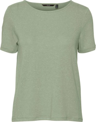 VERO MODA Shirt met korte mouwen VMMARIJUNE SS LINEN TOP JRS