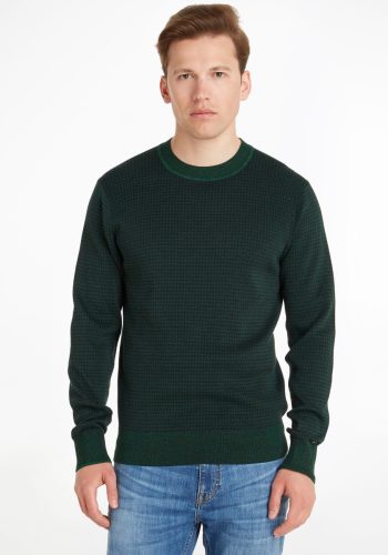 Tommy Hilfiger Tailored Gebreide trui HOUNDSTOOTH CREW NECK