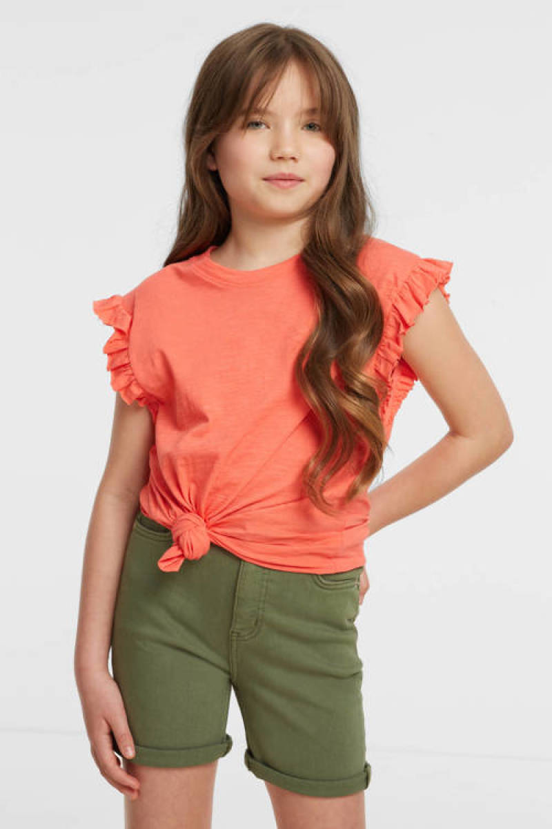 anytime denim short khaki